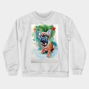 French bulldog puppy Crewneck Sweatshirt